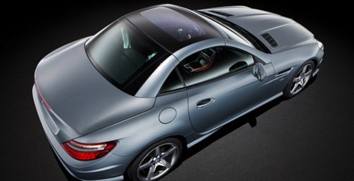 2012 Mercedes Benz SLK Roadster Has A Magic Sky Roof 2012-mercedes-benz-slk-roadster-has-a-magic-sky-roof